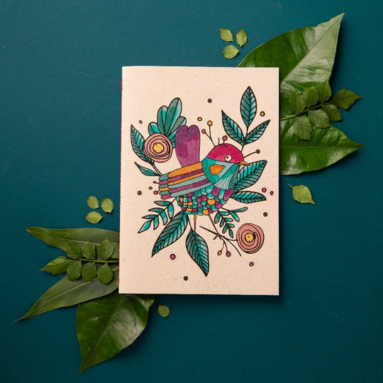 Blue Bird Threadbound Notebook