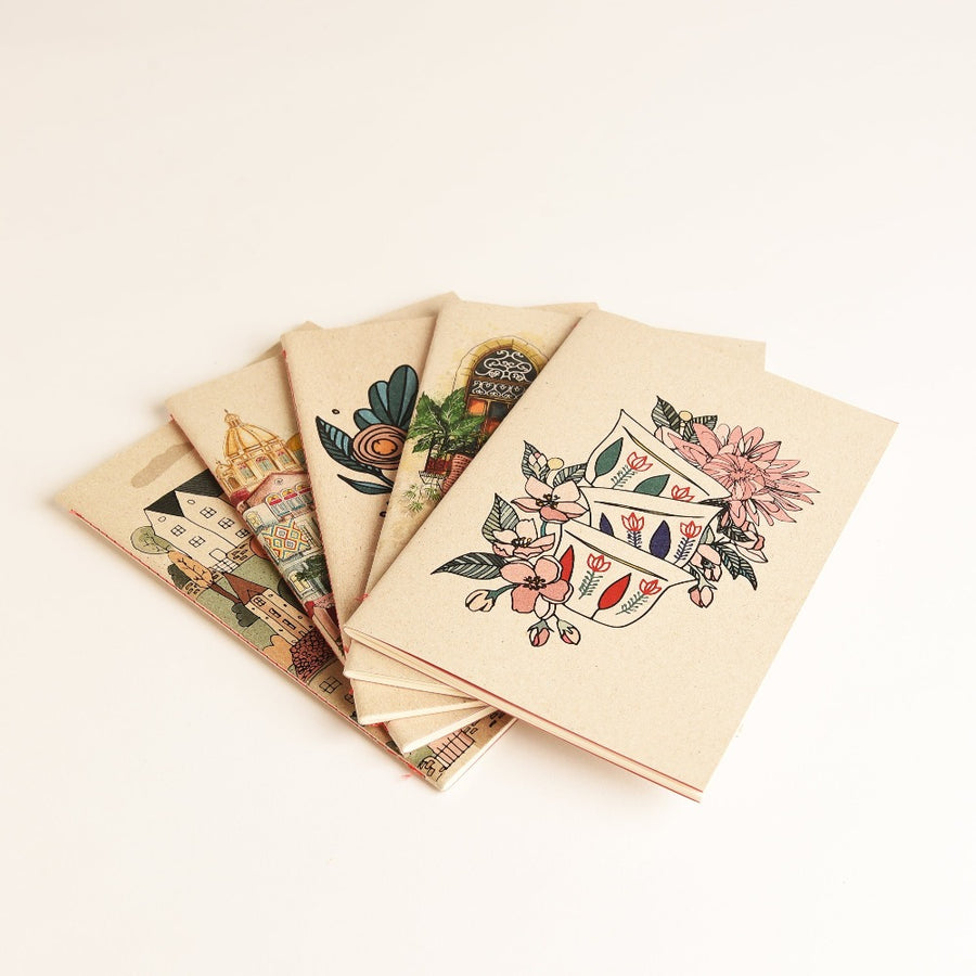 Pack of 5 Lebanese Notebooks